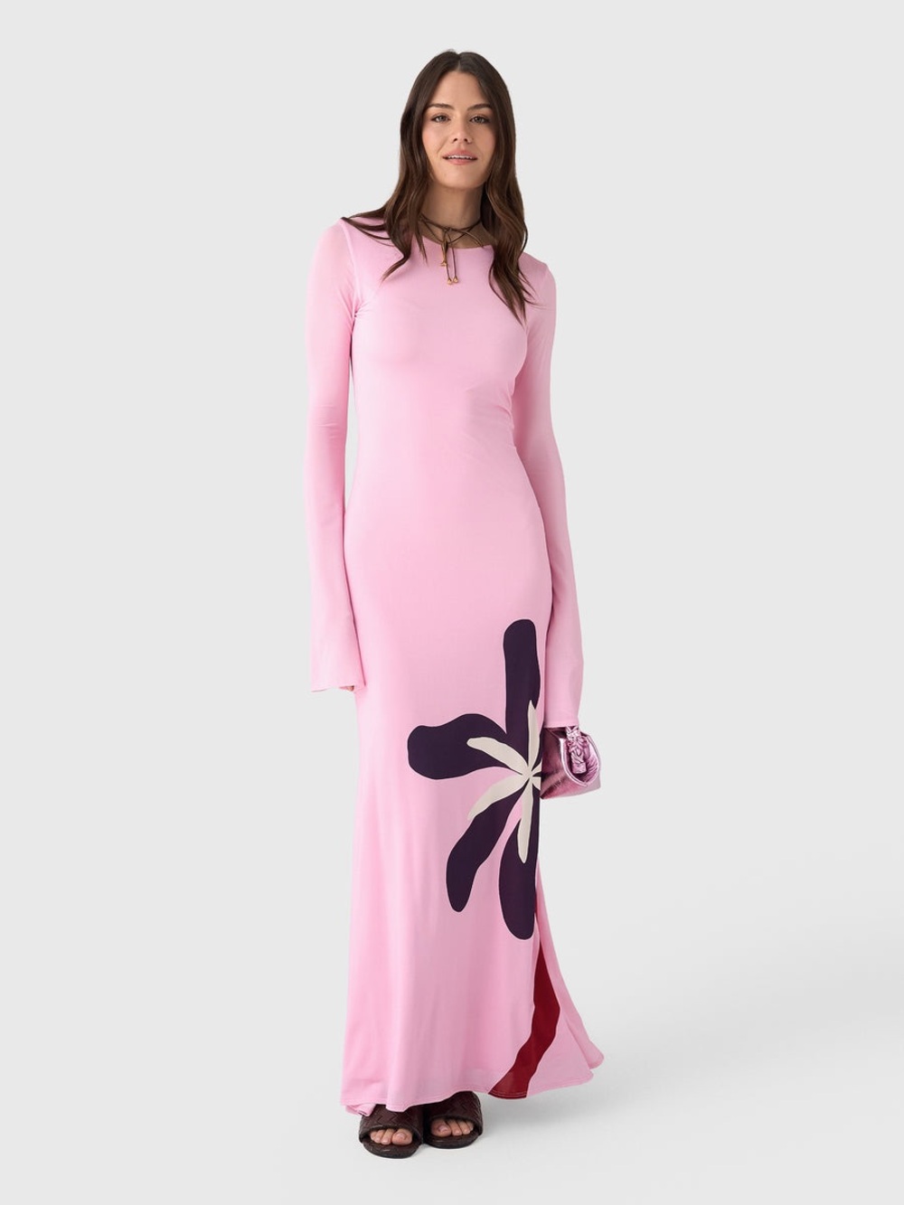 CALA DE LA CRUZ Women's Amay Dress PINK